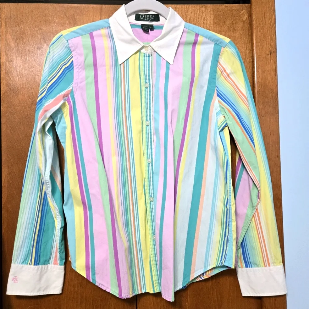Pastel Ralph Lauren Cotton Shirt - Picture 1 of 6